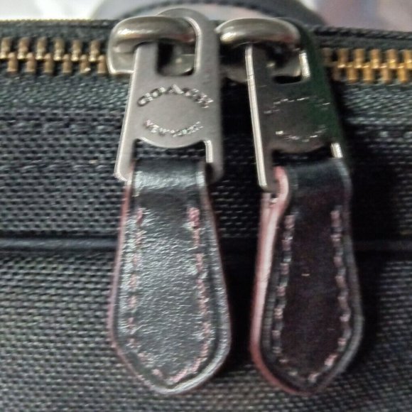 Coach Men's Metropolitan Slim Briefcase 23808 Black Retail $395 - Picture 9 of 9